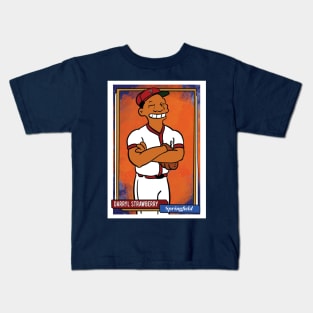 Darryl Strawberry Springfield Homer at the Bat Inspired Simpsons Kids T-Shirt